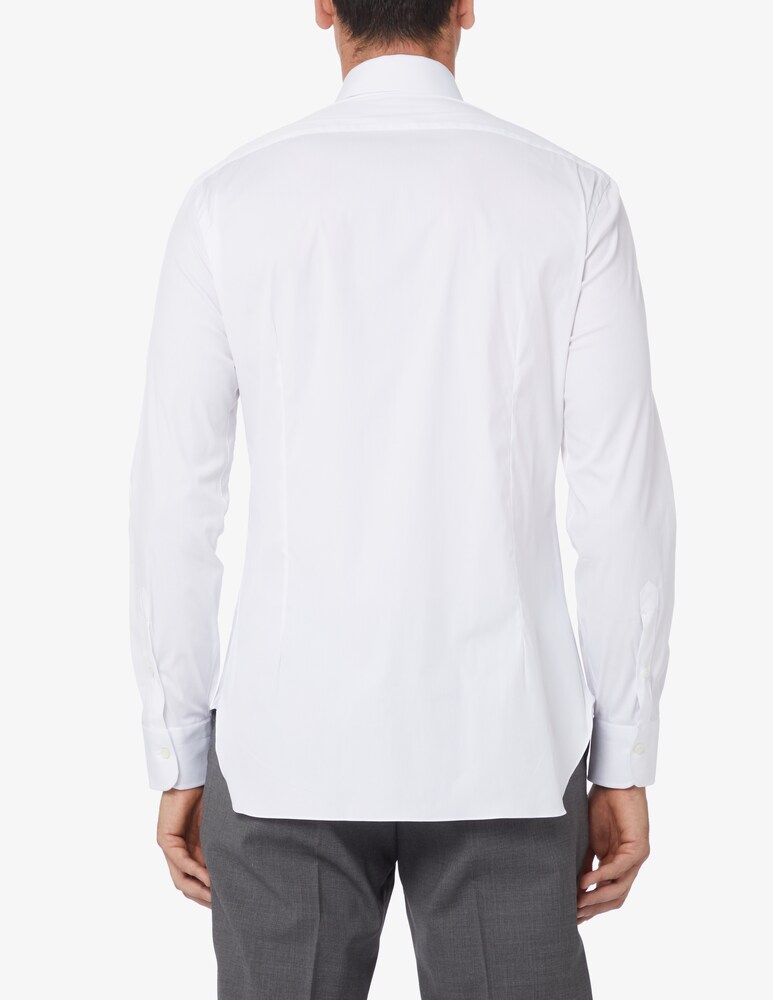 Barba Napoli Camicia Popeline Strech