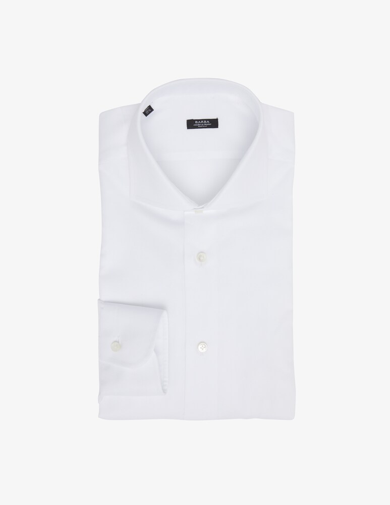 Barba Napoli Camicia slim fit microarmatura