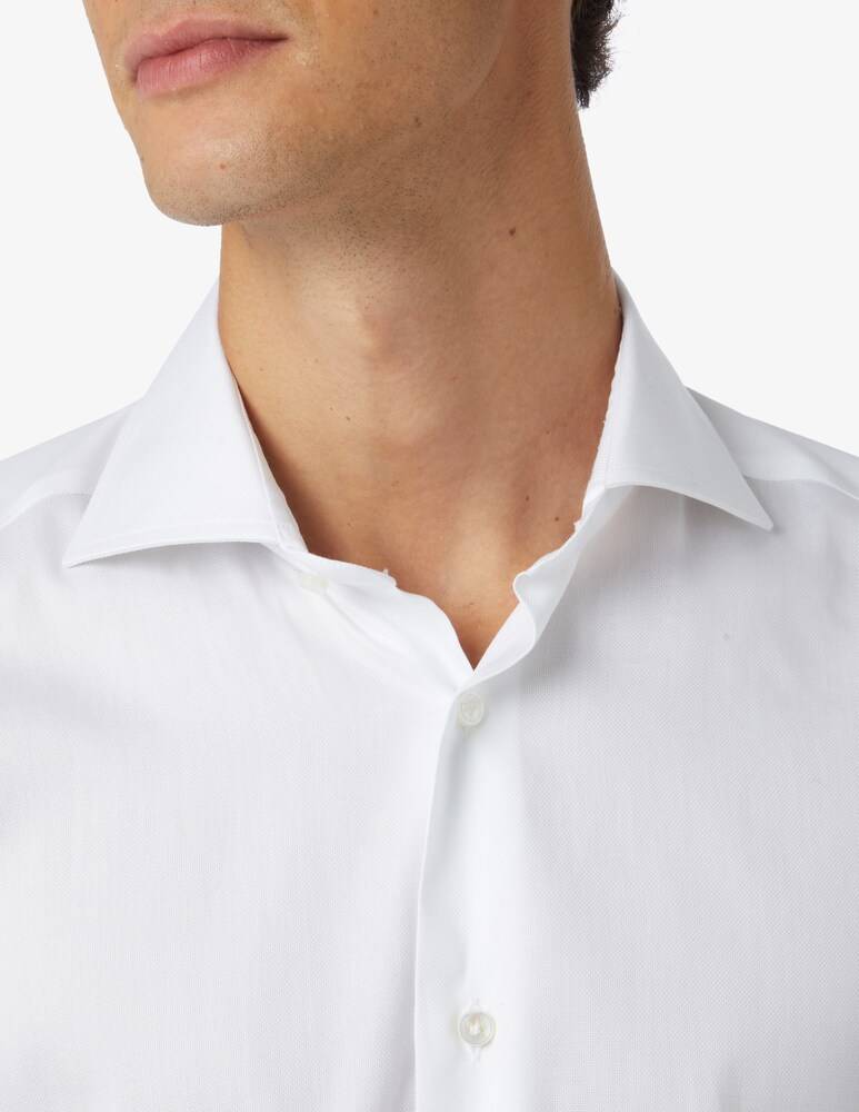 Barba Napoli Camicia Slim Panamino