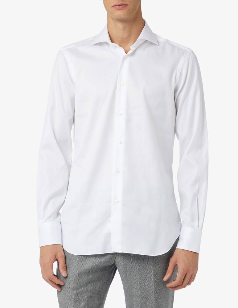 Barba Napoli Camicia slim panamino