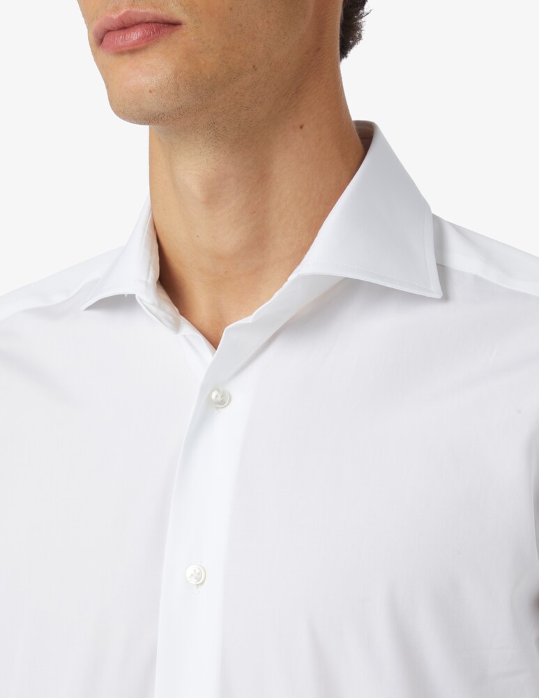 Barba Napoli Camicia Slim Popeline