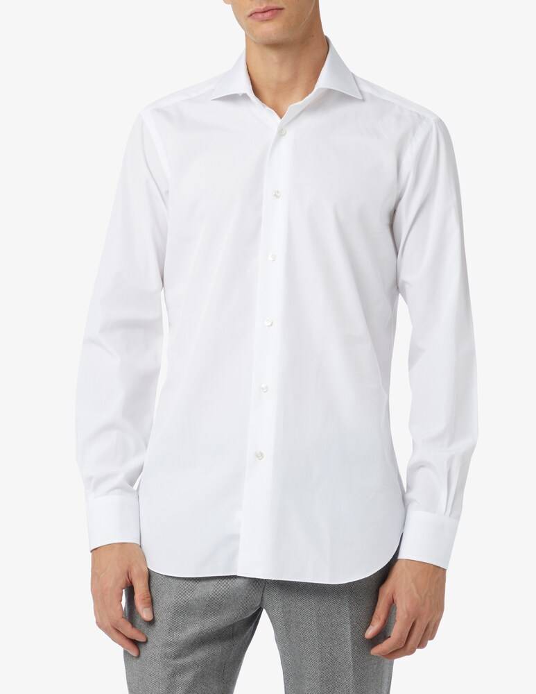 Barba Napoli Camicia slim popeline