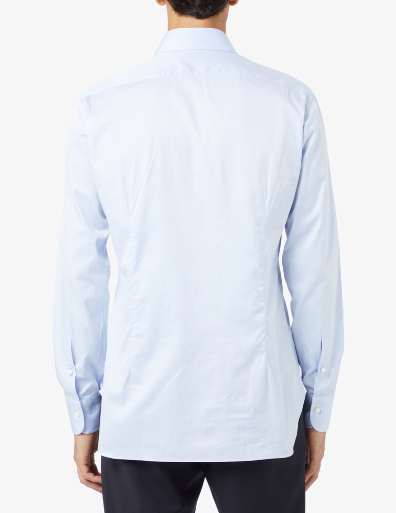 Barba Napoli Camicia Slim Twill