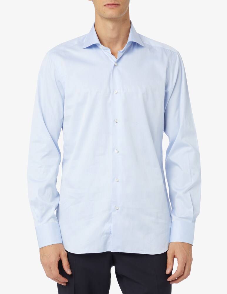Barba Napoli Camicia slim twill