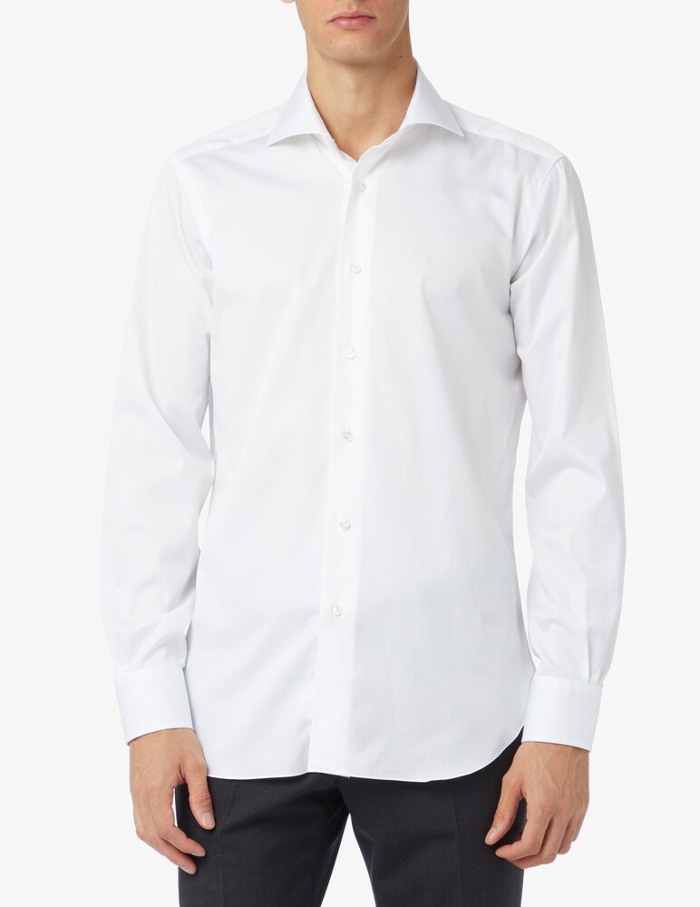 Barba Napoli Camicia slim twill