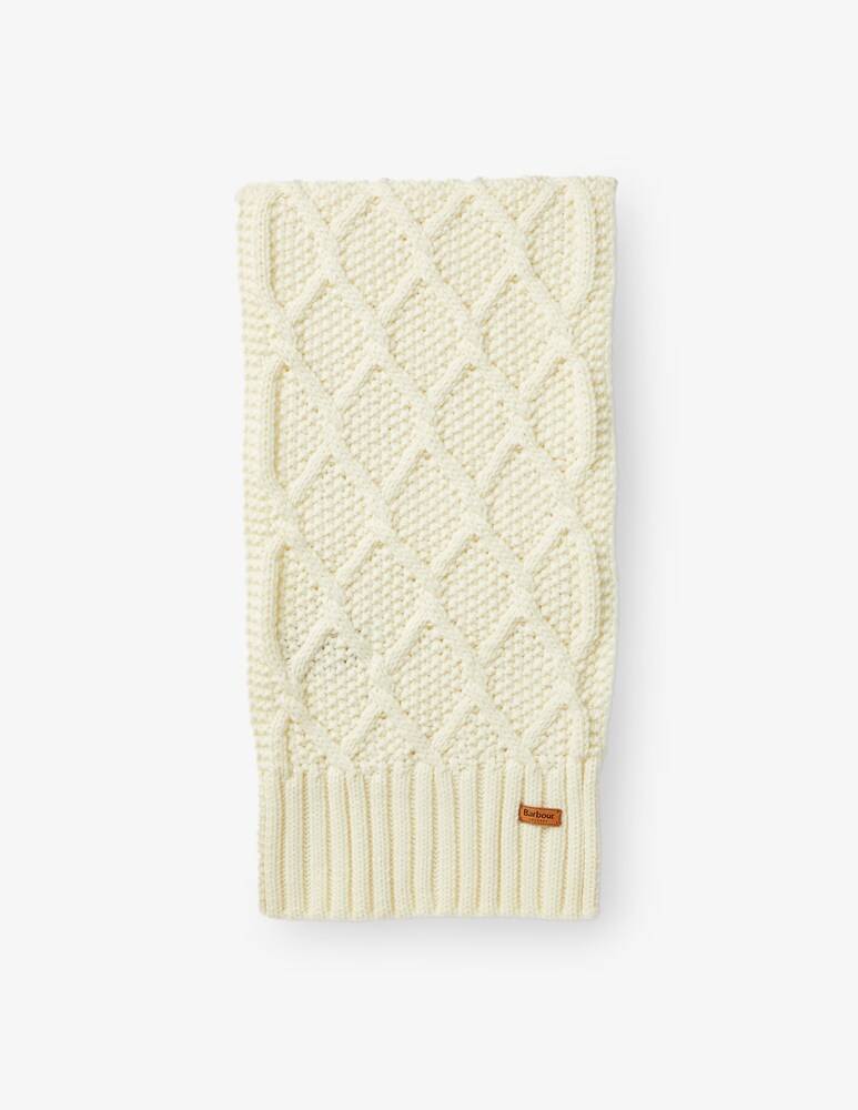 Barbour Box Regalo Con Set Cappello Sciarpa - Bianco