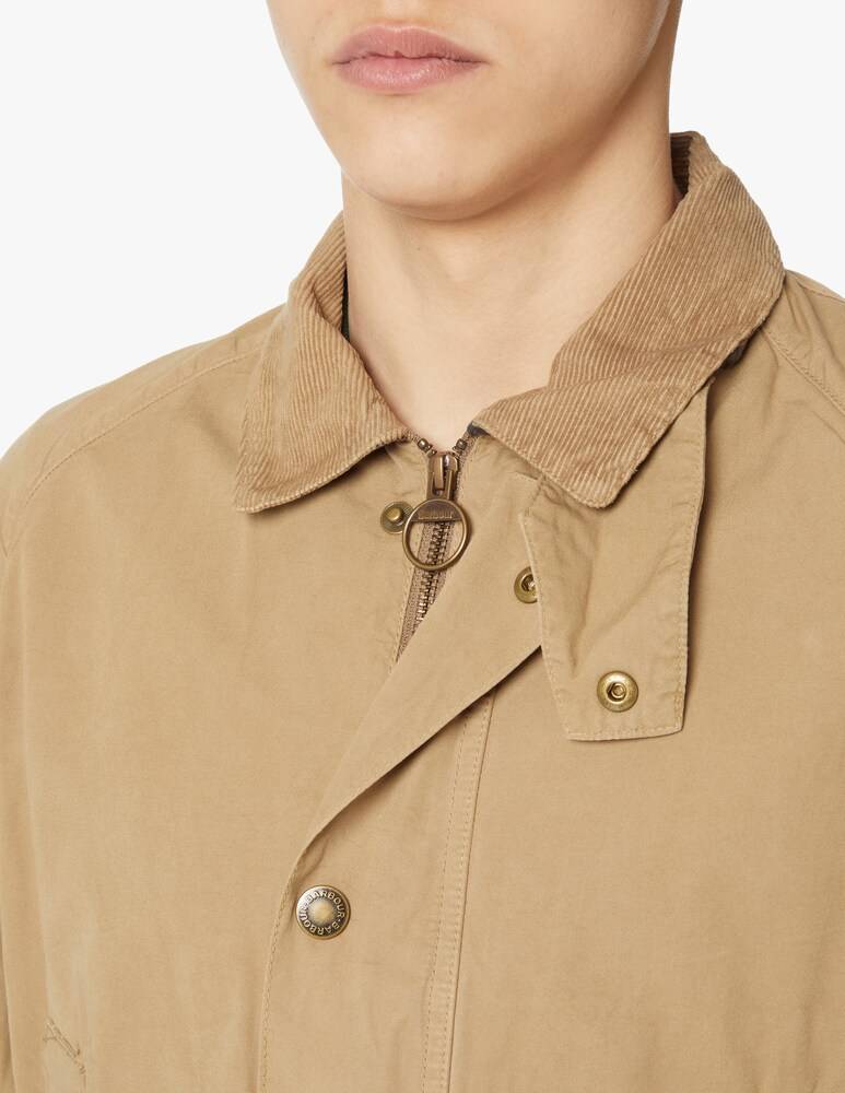 Barbour Giacca Ashby In Cotone - Beige