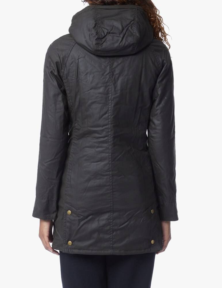 Barbour Giacca Cerata Bower - Verde