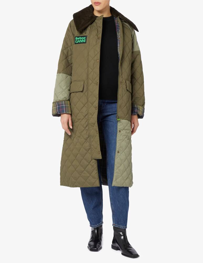 Barbour Giacca Trapuntata Burghley X Ganni