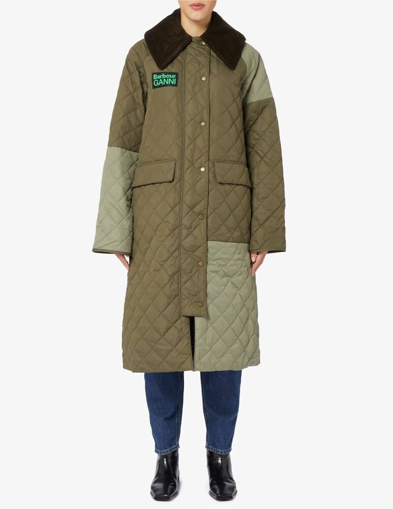 Barbour Giacca trapuntata burghley x Ganni