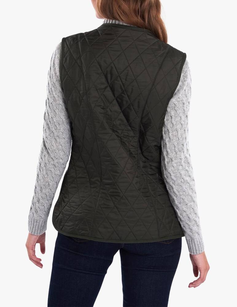 Barbour Gilet Lady Betty In Lana - Verde
