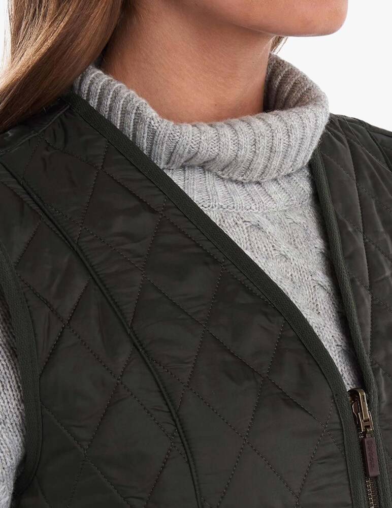Barbour Gilet Lady Betty In Lana - Verde