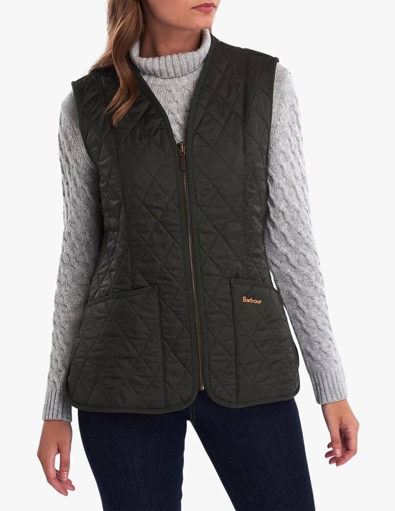 Barbour Gilet Lady Betty in lana - Verde