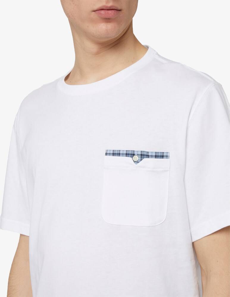 Barbour Maglietta Jersey Pocket Tartan