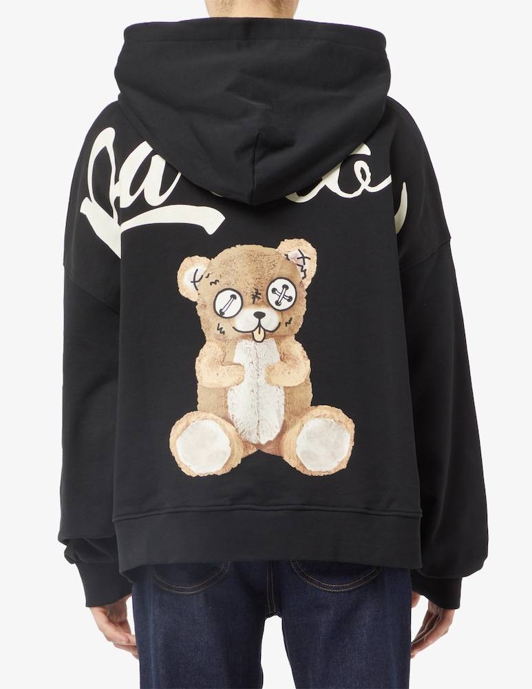 Barrow Felpa Con Cappuccio Orso Retro