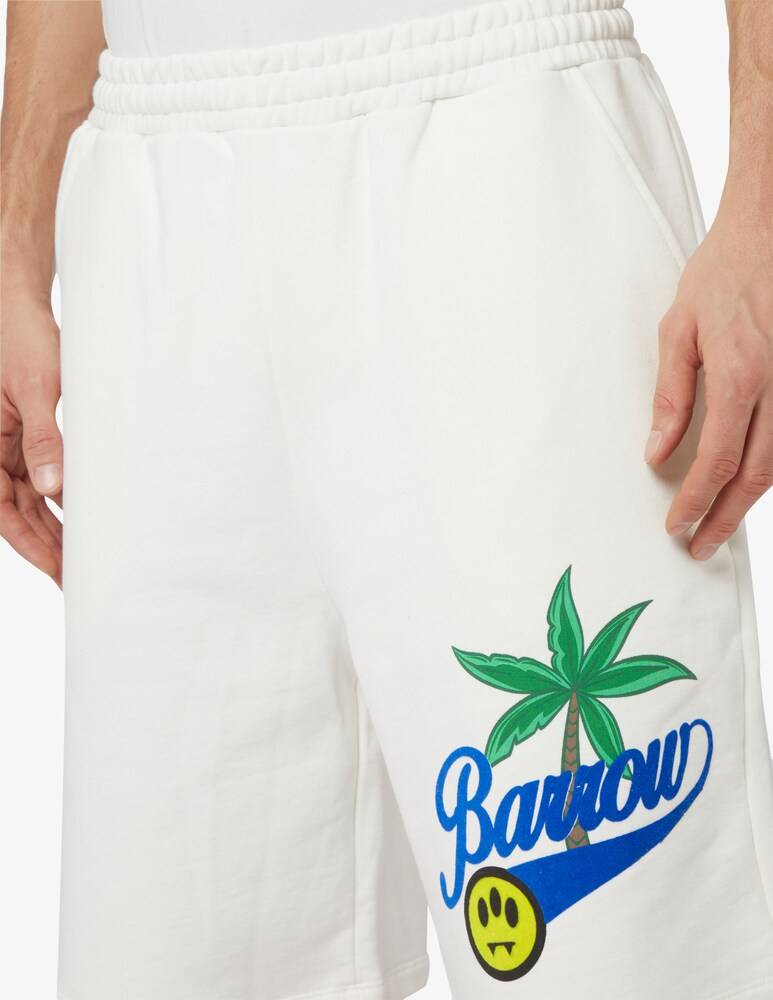 Barrow Pantaloncini Tuta White Palma