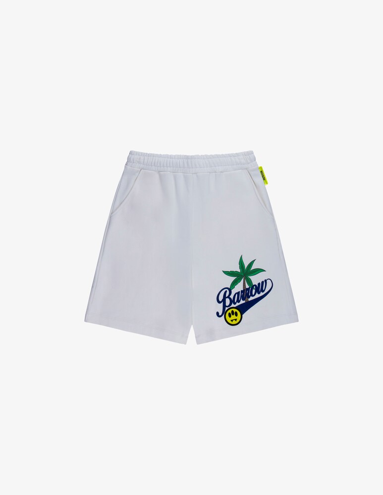 Barrow Pantaloncini Tuta White Palma