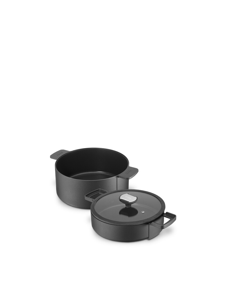 Berndes B.Double Set Casseruola E Tegame - Nero
