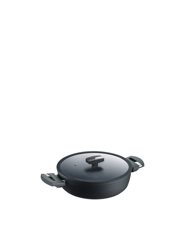 Berndes Balance Induction Enduro Tegame 2M Con Coperchio 28 Cm 4L - Nero