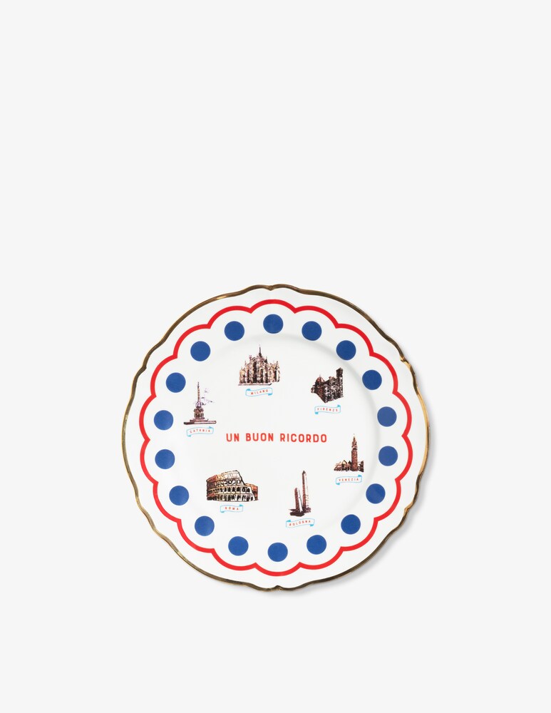 Bitossi Monuments dinner plate
