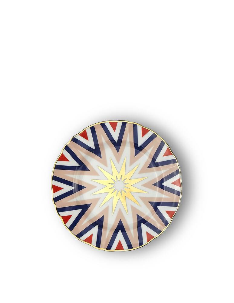Bitossi Piatto Dessert Folgore D. 20.5 Cm - Multicolor