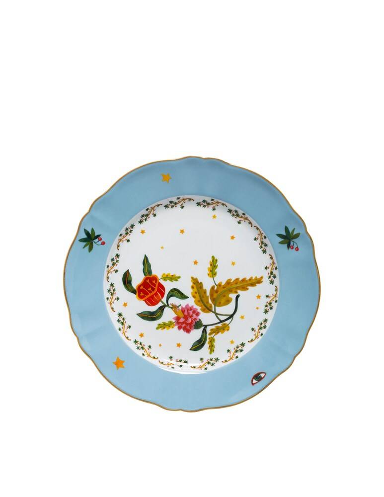 Bitossi Piatto Fiore Rosso La Tavola Scomposta - Multicolor