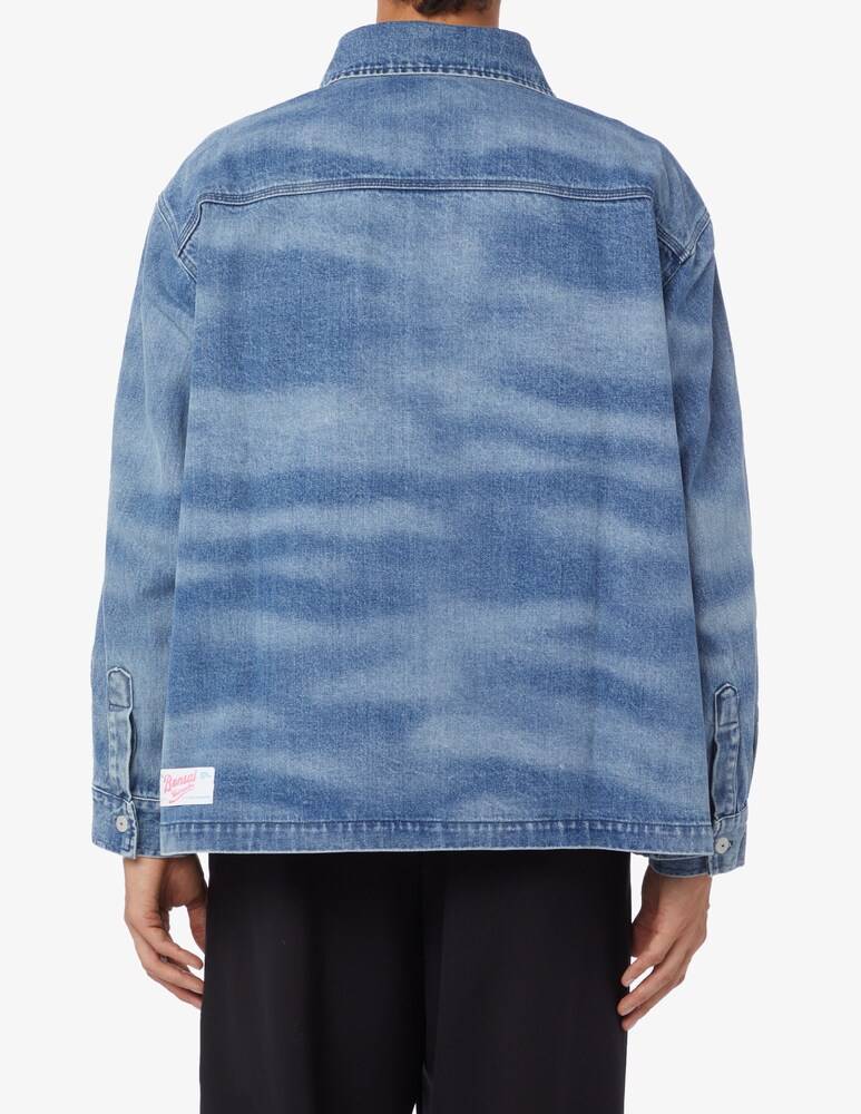 Bonsai Camicia In Denim Laser Dyed