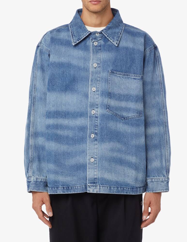 Bonsai Camicia in denim laser dyed