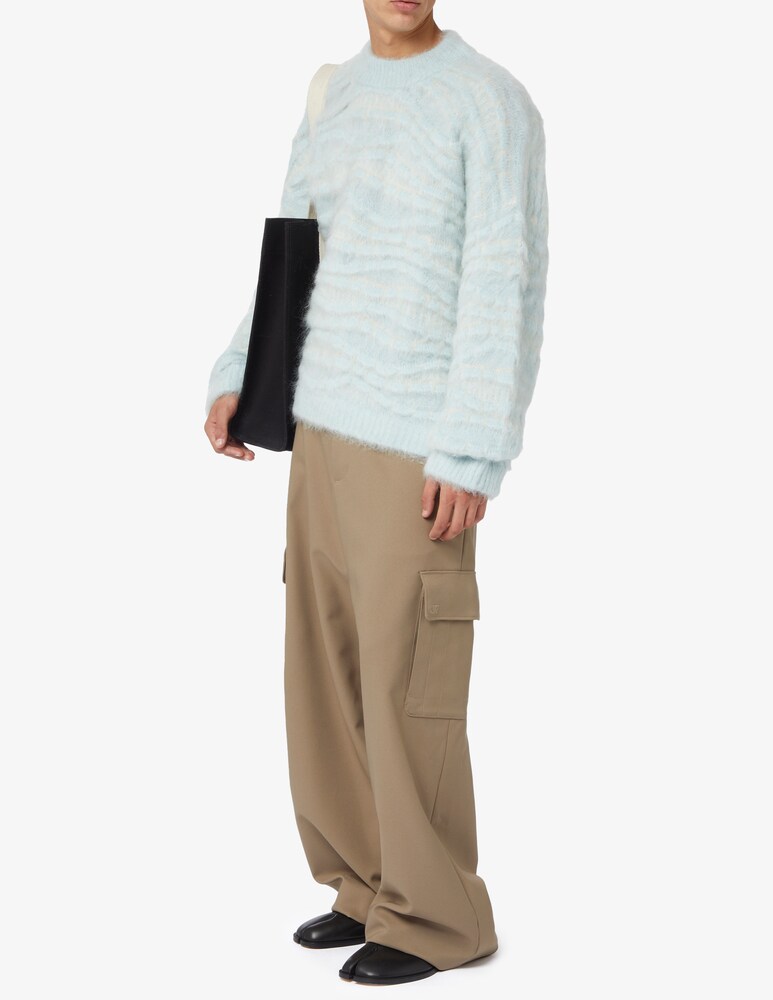 Bonsai Felpa Girocollo Knit 3d Mohair