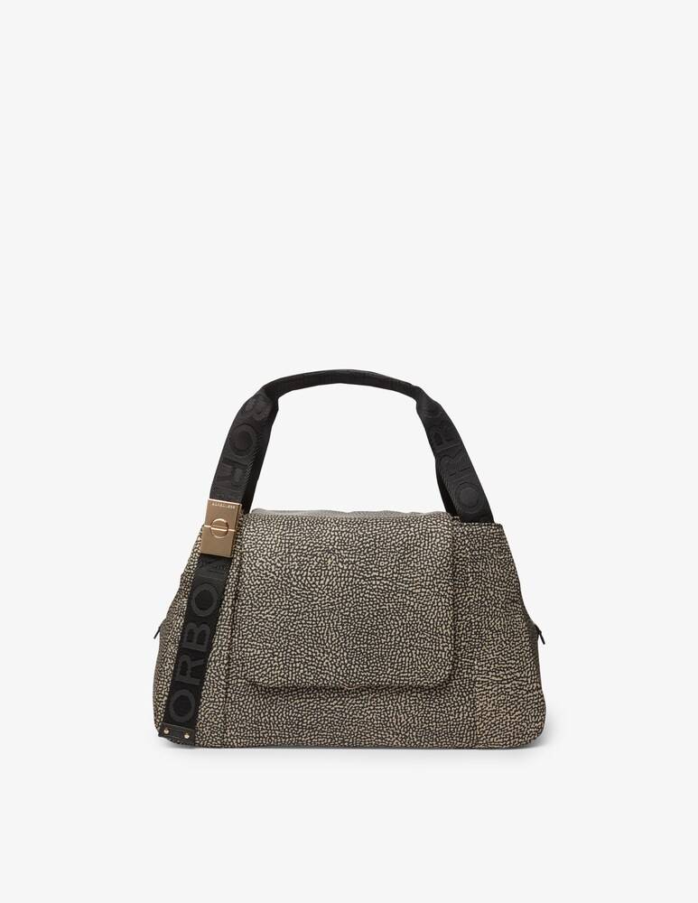 Borbonese Borsa cortina bauletto M