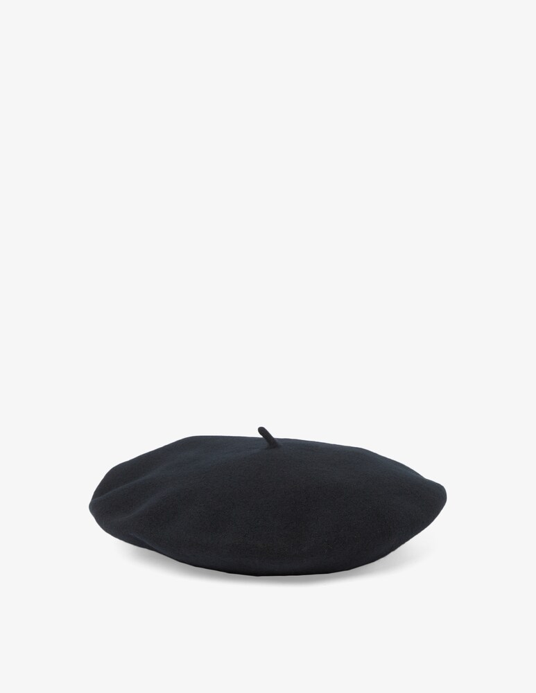 Borsalino Cappello Basco Di Lana - Nero