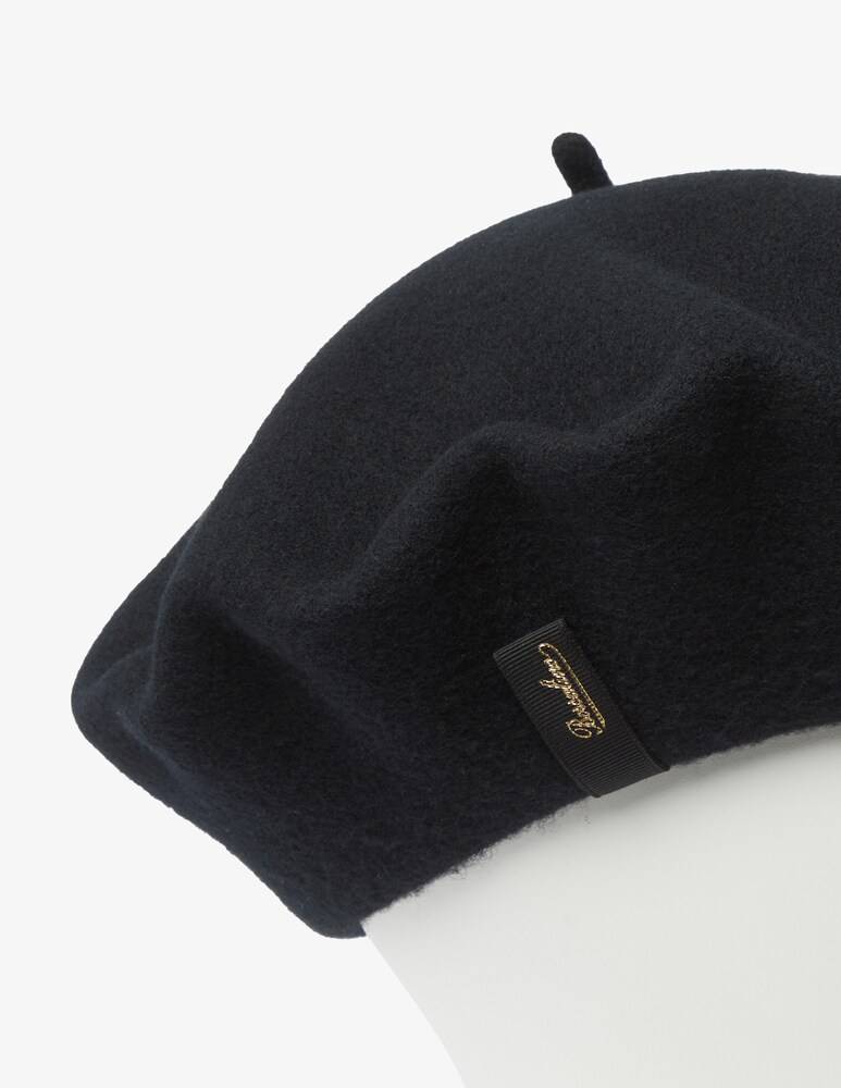 Borsalino Cappello Basco Di Lana - Nero