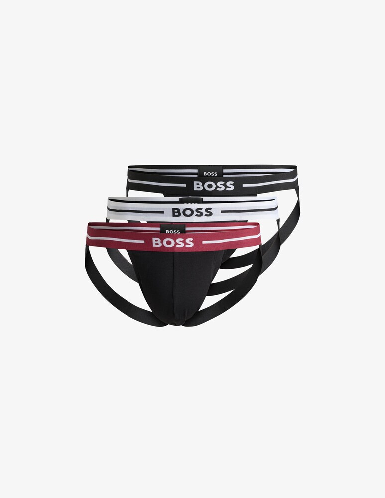 BOSS 3 pack jockstrap bold