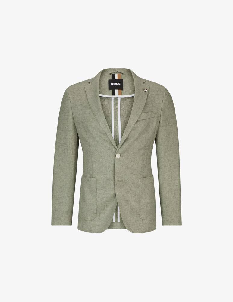 BOSS Giacca hanry slim fit in lino