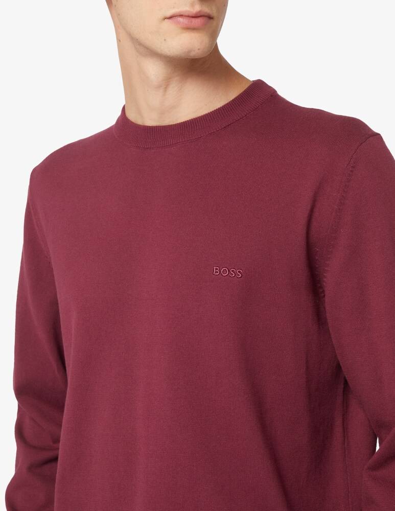 BOSS Maglia Girocollo Pacas Con Logo Piccolo