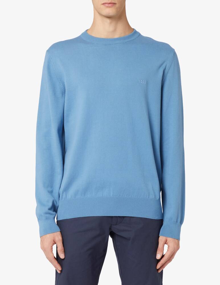 BOSS Maglia girocollo pacas con logo piccolo