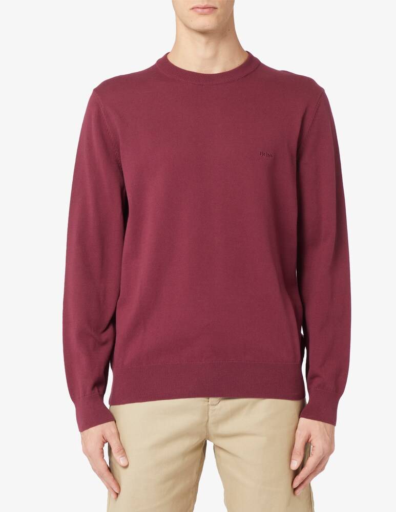 BOSS Maglia girocollo pacas con logo piccolo