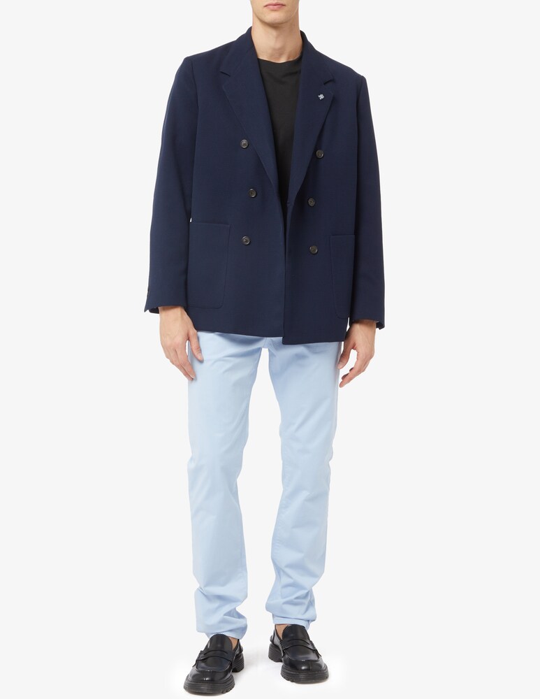 BOSS Pantaloni 5 Tasche Delaware Gabardina Stretch