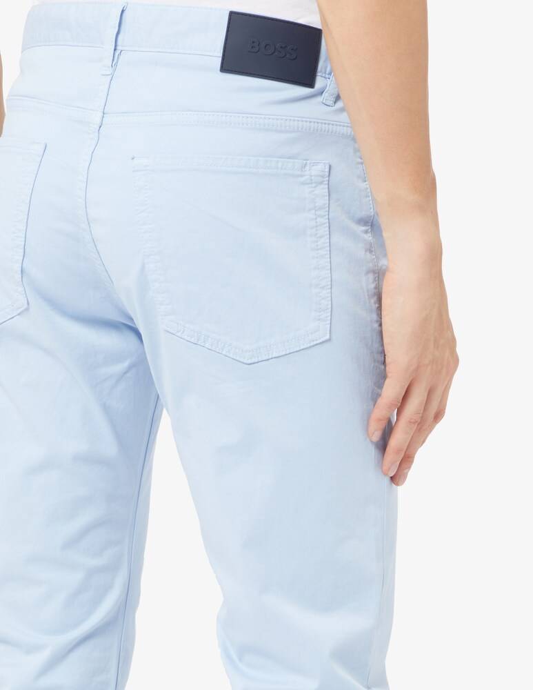 BOSS Pantaloni 5 Tasche Delaware Gabardina Stretch