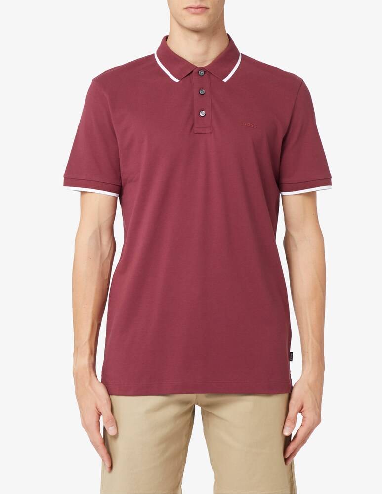 BOSS Polo parlay regular fit a righe