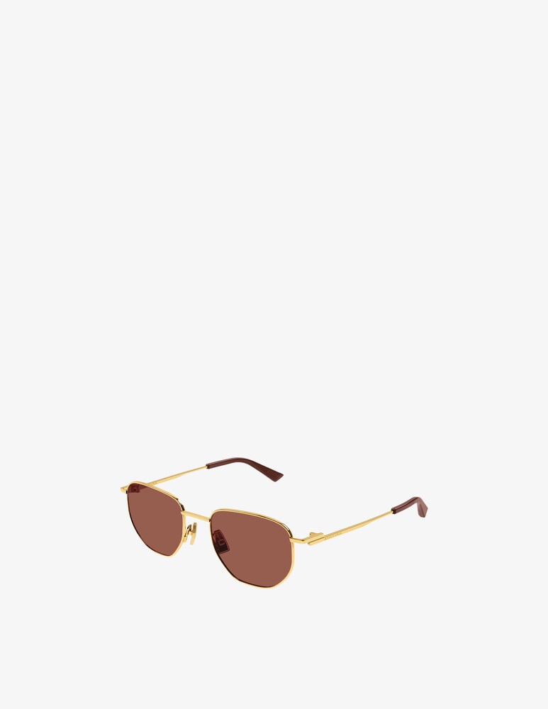 Bottega Veneta Occhiali Da Sole Rotondi BV1301