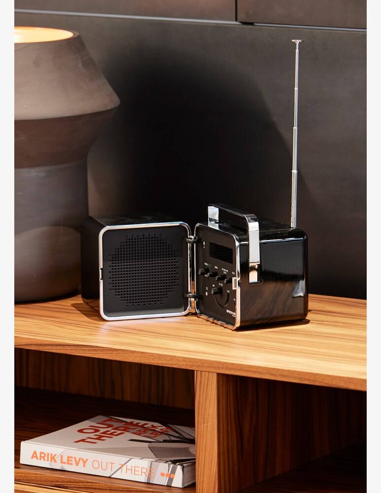 Brionvega Radio Cubo Ts522D+S 50° Edizione 50° Anniversario. - Nero