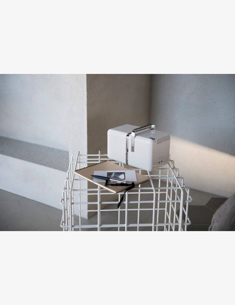 Brionvega Radio Cubo Ts522D+S 50° Edizione 50° Anniversario. - Bianco