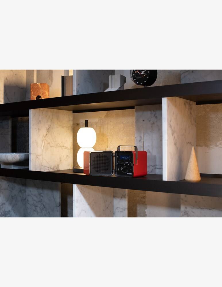 Brionvega Radio Cubo Ts522D+S 50° Edizione 50° Anniversario. - Arancione