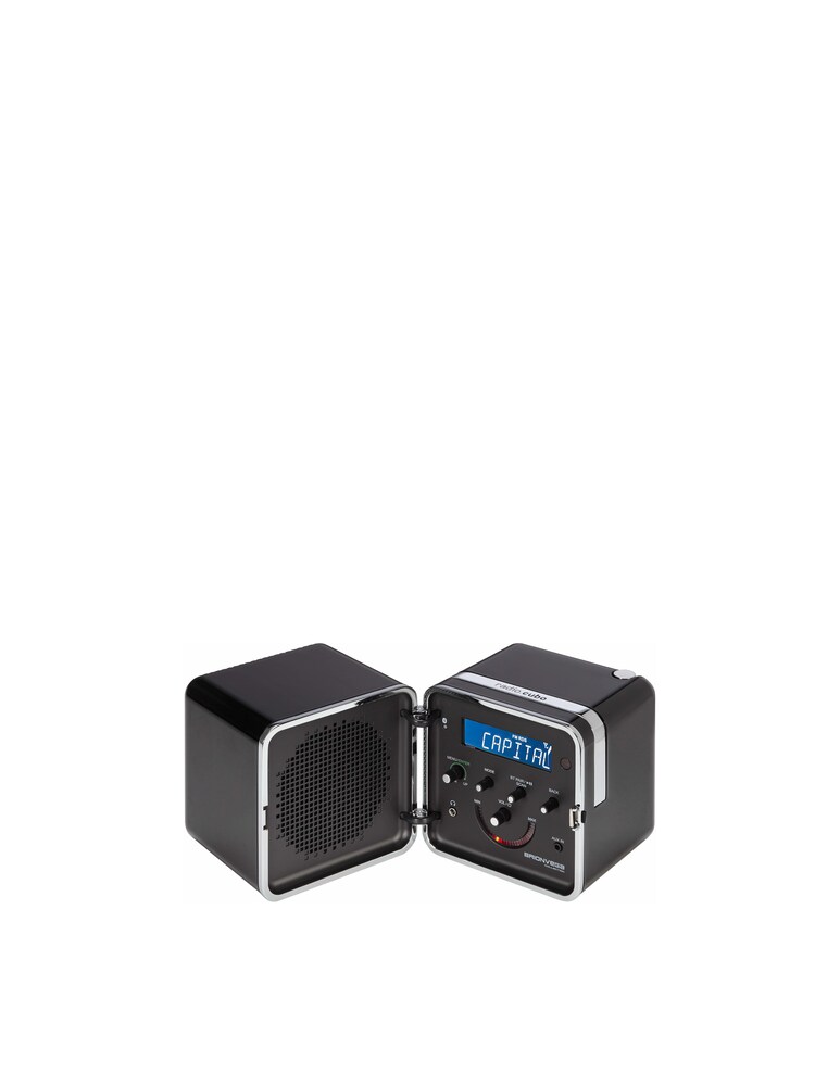 Brionvega Radio Cubo Ts522D+S 50° Edizione 50° Anniversario. - Nero