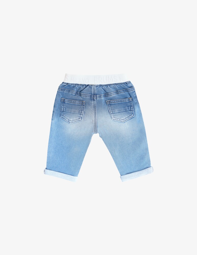 Brums Pantalone In Felpa Denim
