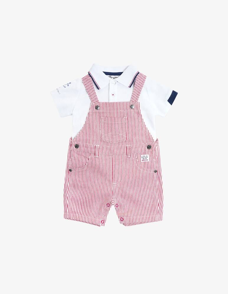 Brums Set 2 pezzi polo e salopette