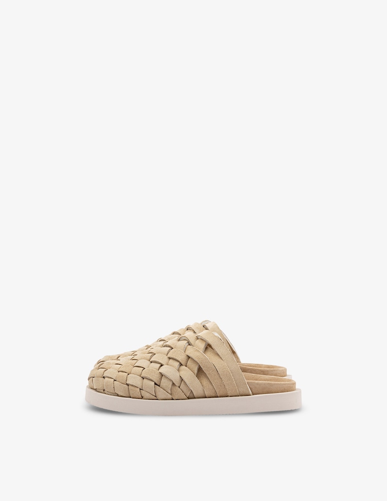 Buttero Sabot padded intreccio zeus