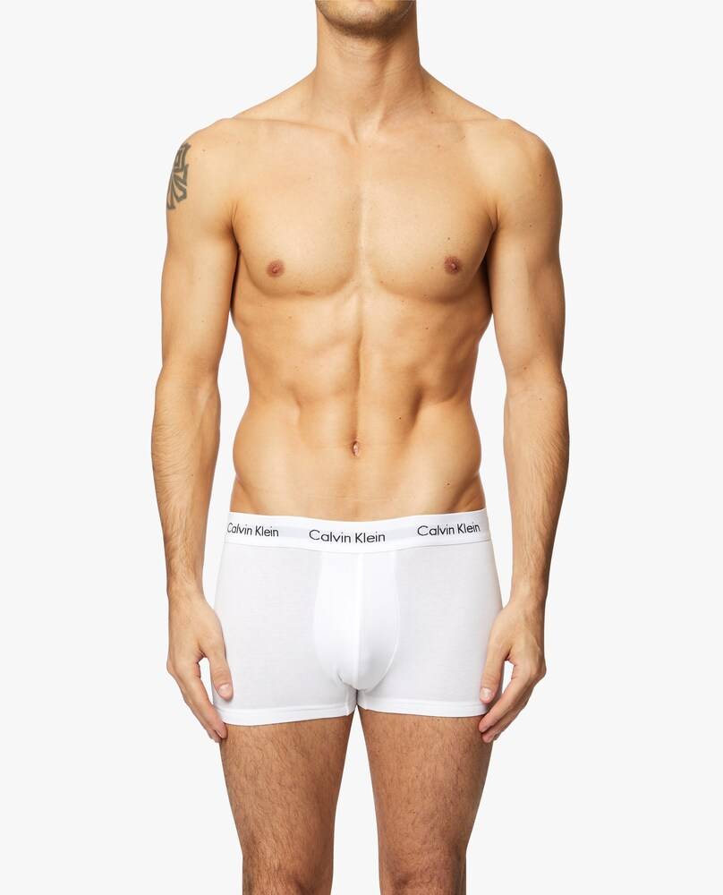 Calvin Klein 3 Pack - Boxer A Vita Bassa In Cotone