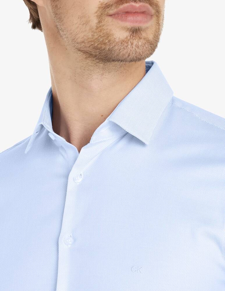 Calvin Klein Camicia 2tones Dobby Slim Fit
